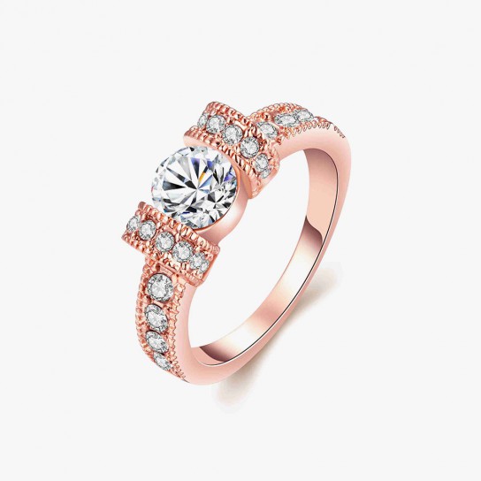 diamond pink ring