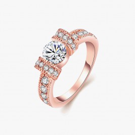 diamond pink ring